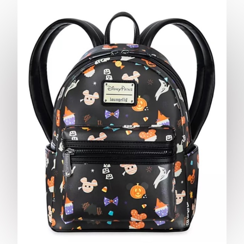 2020 Disney Halloween Snacks Loungefly Mini AOP NWT